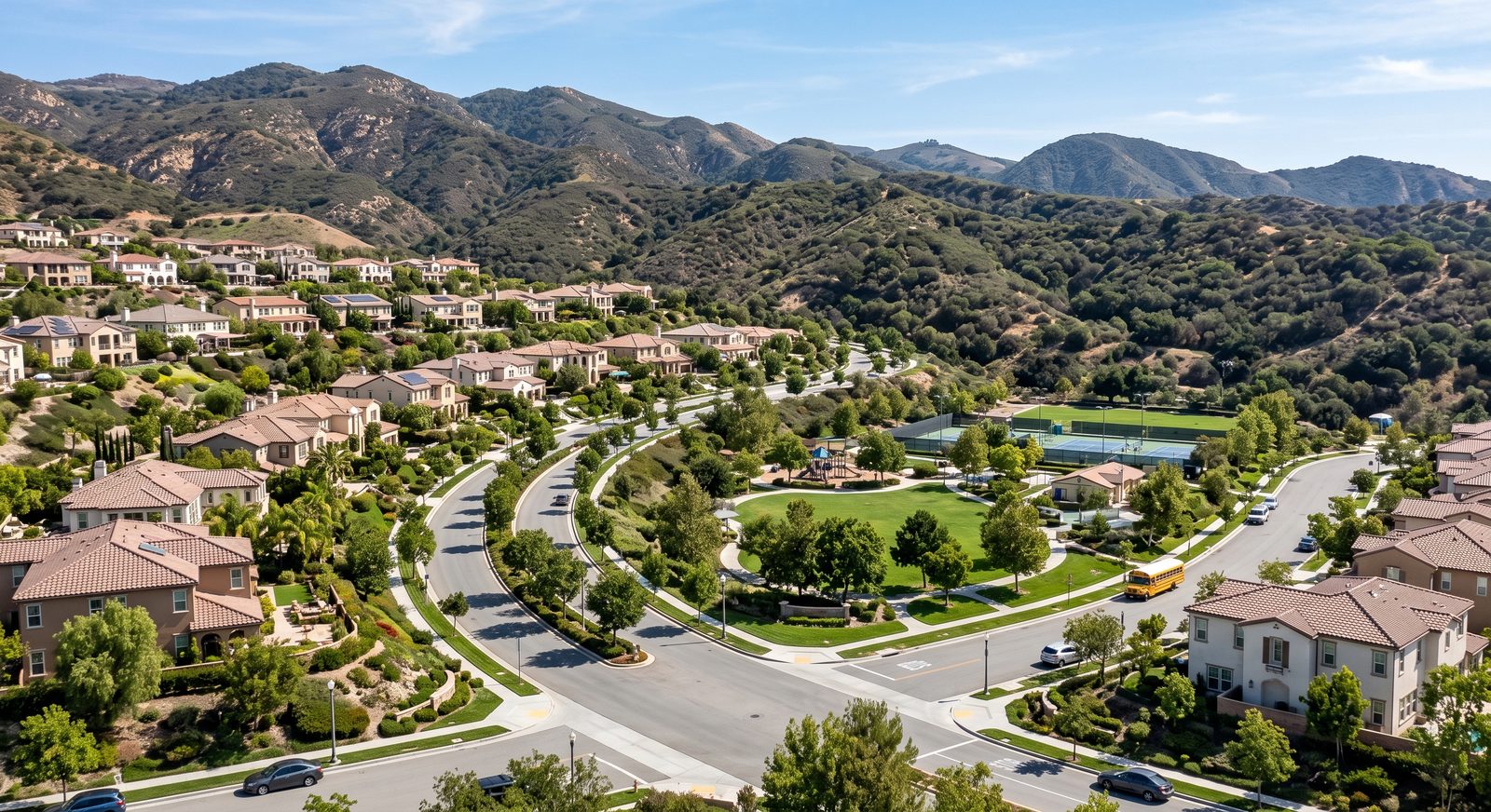 Stevenson Ranch, Santa Clarita Valley, California — homes and neighborhood